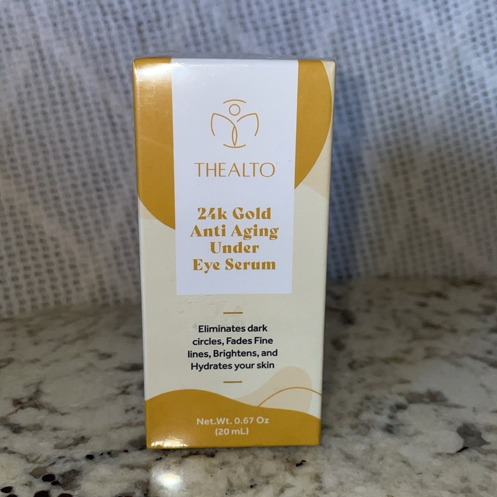 NIB THEALTO 24k Gold Anti-Aging under Eye Serum.